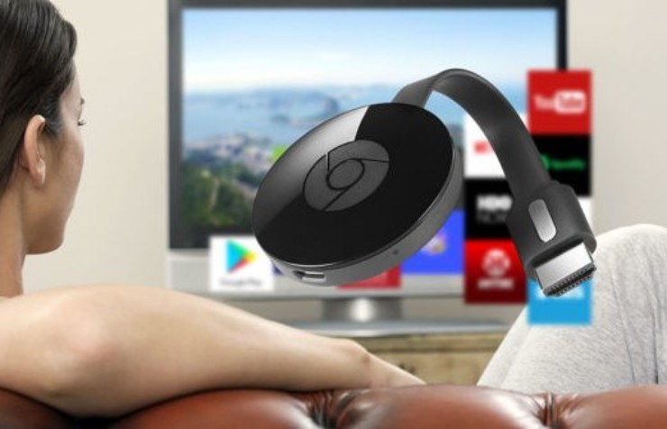 Collegamento di dispositivi Chromecast senza prese di corrente 