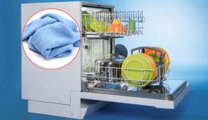 panno da cucina per asciugare le stoviglie